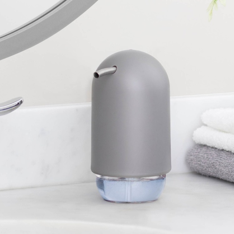 Soap pump, TOUCH, Ø 7 x H 14 cm, Umbra, Grey in the group Storage / Bathroom storage at SmartaSaker.se (43080)