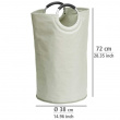 Laundry basket / Bag, 69 L, JUMBO, Ø 38 x H 72 cm, Off white Laundry basket / Bag, 69 L, JUMBO, Ø 38 x H 72 cm, Off white