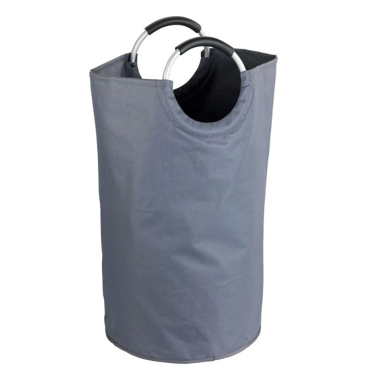 Laundry basket / Bag, 69 L, JUMBO, Ø 38 x H 72 cm, Anthracite in the group Storage / Laundry and care / Laundry baskets at SmartaSaker.se (43082)