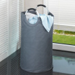 Laundry basket / Bag, 69 L, JUMBO, Ø 38 x H 72 cm, Anthracite Laundry basket / Bag, 69 L, JUMBO, Ø 38 x H 72 cm, Anthracite