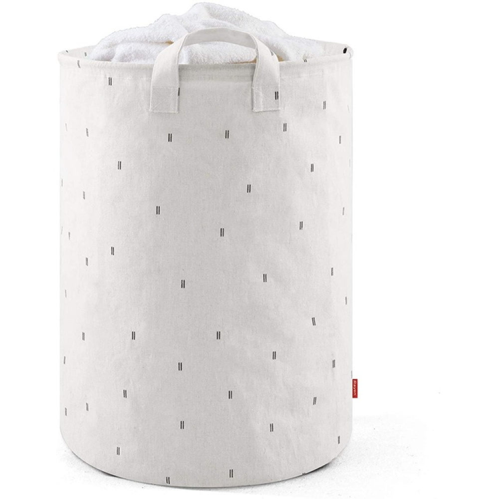 Laundry Basket / Storage Bag, CESTO PREMIUM, Ø 40 x H 55 cm, Offwhite in the group Storage / Laundry and care / Laundry baskets at SmartaSaker.se (43085)