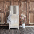 Laundry Basket in walnut, 65 L, NORWAY, 45 x 45 x H 65 cm, Natural white
