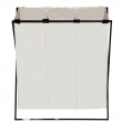 Laundry Bin, 3 Compartments, 145 L, TRIO XL, 69 x 37 x H 76 cm, Beige / Black
