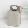 Laundry basket, 55 L, BRABANTIA RECTANGULAR, 29,5 x 40,5 x H 54 cm