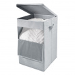 Laundry basket, collapsible, CODI HAMPER, 32 x 36 x H 60 cm, Grey Laundry basket, collapsible, CODI HAMPER, 32 x 36 x H 60 cm, Grey