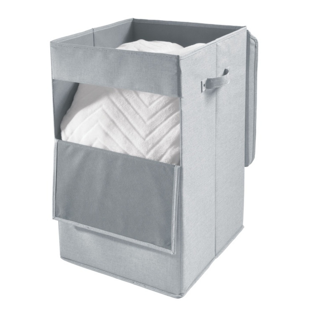 Laundry basket, collapsible, CODI HAMPER, 32 x 36 x H 60 cm, Grey in the group Storage / Laundry and care / Laundry baskets at SmartaSaker.se (43098)