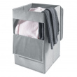 Laundry basket, collapsible, CODI HAMPER, 32 x 36 x H 60 cm, Grey Laundry basket, collapsible, CODI HAMPER, 32 x 36 x H 60 cm, Grey