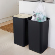 Laundry Basket, 53 L, SMARTSTORE COLLECT, 36 x 36 x H 58 cm, Black / wood Laundry Basket, 53 L, SMARTSTORE COLLECT, 36 x 36 x H 58 cm, Black / wood