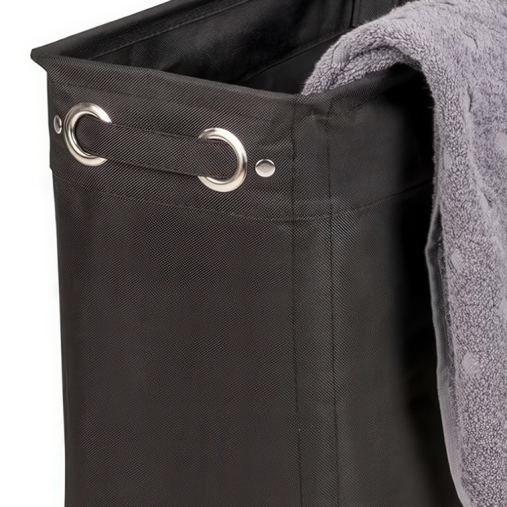 Laundry basket on wheels, Slim, CORNO PRIME, 18,5 x 40 x H 60 cm, Black in the group Storage / Laundry and care / Laundry baskets at SmartaSaker.se (43102)