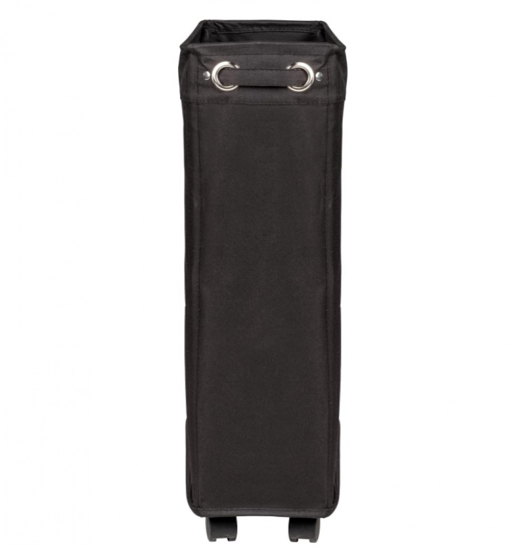 Laundry basket on wheels, Slim, CORNO PRIME, 18,5 x 40 x H 60 cm, Black in the group Storage / Laundry and care / Laundry baskets at SmartaSaker.se (43102)