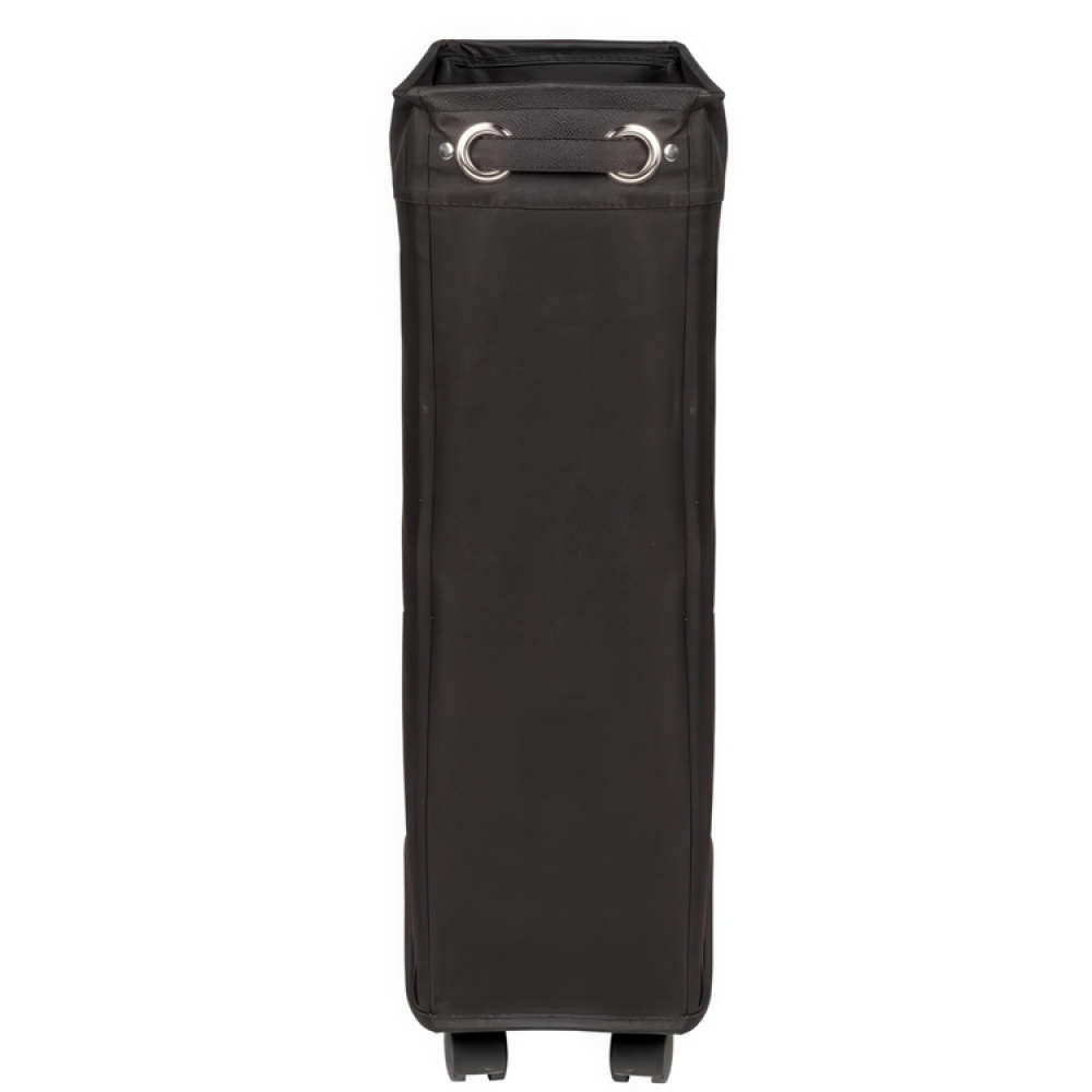 Laundry basket on wheels, Slim, CORNO PRIME, 18,5 x 40 x H 60 cm, Black in the group Storage / Laundry and care / Laundry baskets at SmartaSaker.se (43102)