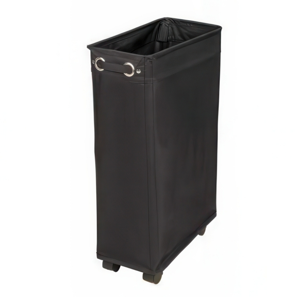 Laundry basket on wheels, Slim, CORNO PRIME, 18,5 x 40 x H 60 cm, Black in the group Storage / Laundry and care / Laundry baskets at SmartaSaker.se (43102)