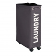 Laundry basket on wheels, Slim, LAUNDRY, 8,5 x 40 x H 60 cm