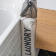 Laundry basket on wheels, Slim, LAUNDRY, 8,5 x 40 x H 60 cm