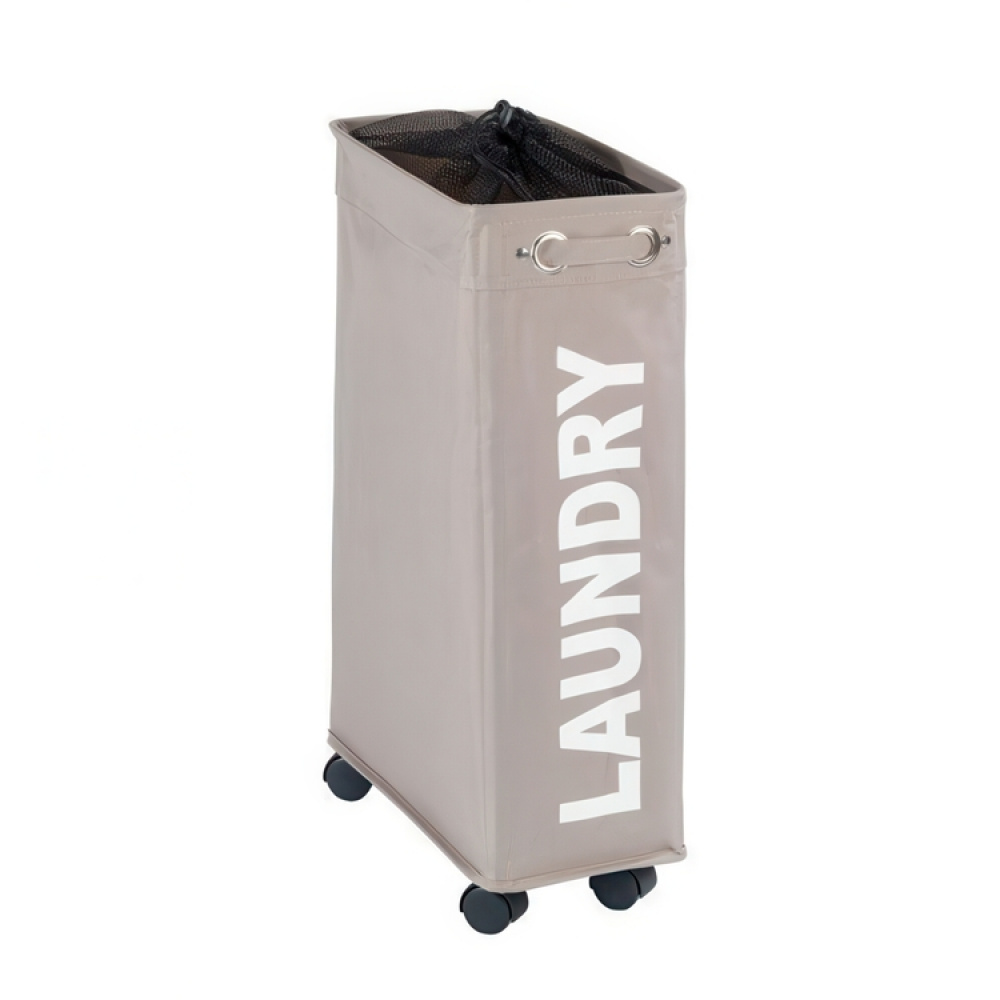 Laundry basket on wheels, Slim, LAUNDRY, 8,5 x 40 x H 60 cm in the group Storage / Laundry and care / Laundry baskets at SmartaSaker.se (43103)