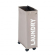 Laundry basket on wheels, Slim, LAUNDRY, 8,5 x 40 x H 60 cm