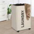 Laundry basket on wheels, LAUNDRY, 40 x 33 x H 60 cm