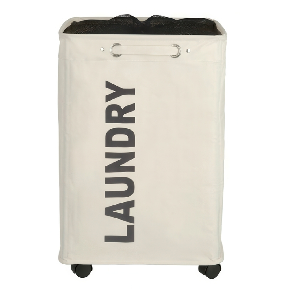 Laundry basket on wheels, LAUNDRY, 40 x 33 x H 60 cm in the group Storage / Laundry and care / Laundry baskets at SmartaSaker.se (43104)