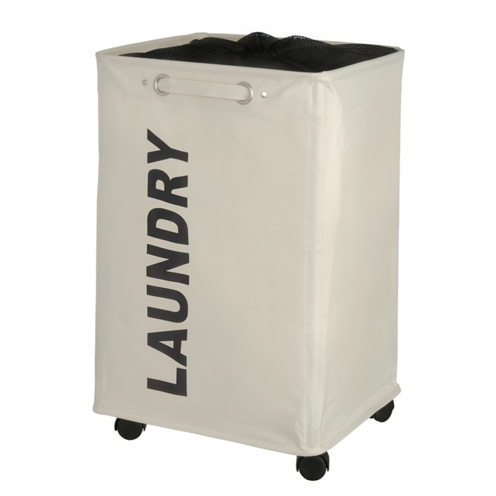 Laundry basket on wheels, LAUNDRY, 40 x 33 x H 60 cm in the group Storage / Laundry and care / Laundry baskets at SmartaSaker.se (43104)