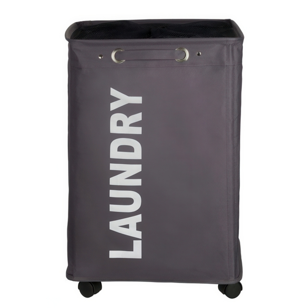 Laundry basket on wheels, LAUNDRY, 40 x 33 x H 60 cm in the group Storage / Laundry and care / Laundry baskets at SmartaSaker.se (43104)
