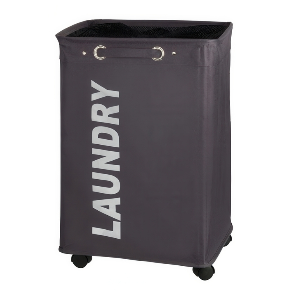 Laundry basket on wheels, LAUNDRY, 40 x 33 x H 60 cm in the group Storage / Laundry and care / Laundry baskets at SmartaSaker.se (43104)