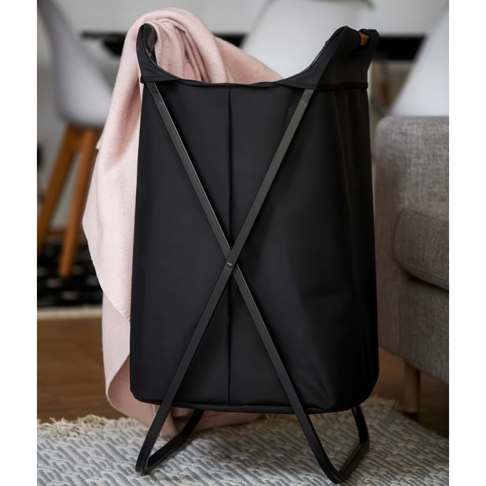 Laundry Bin, LOFT, 41 x 42 x H 80 cm, Black in the group Storage / Laundry and care / Laundry baskets at SmartaSaker.se (43107)