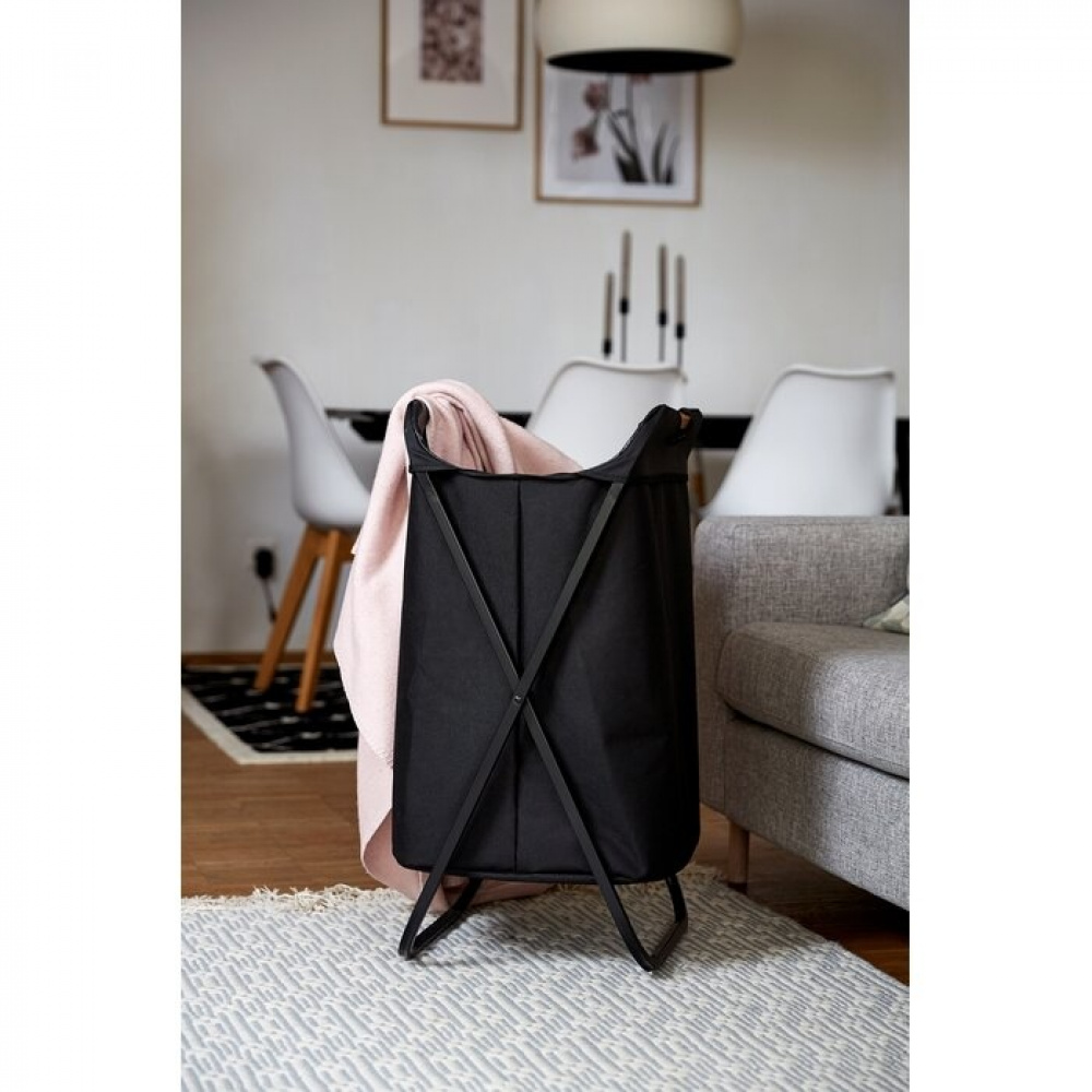 Laundry Bin, LOFT, 41 x 42 x H 80 cm, Black in the group Storage / Laundry and care / Laundry baskets at SmartaSaker.se (43107)
