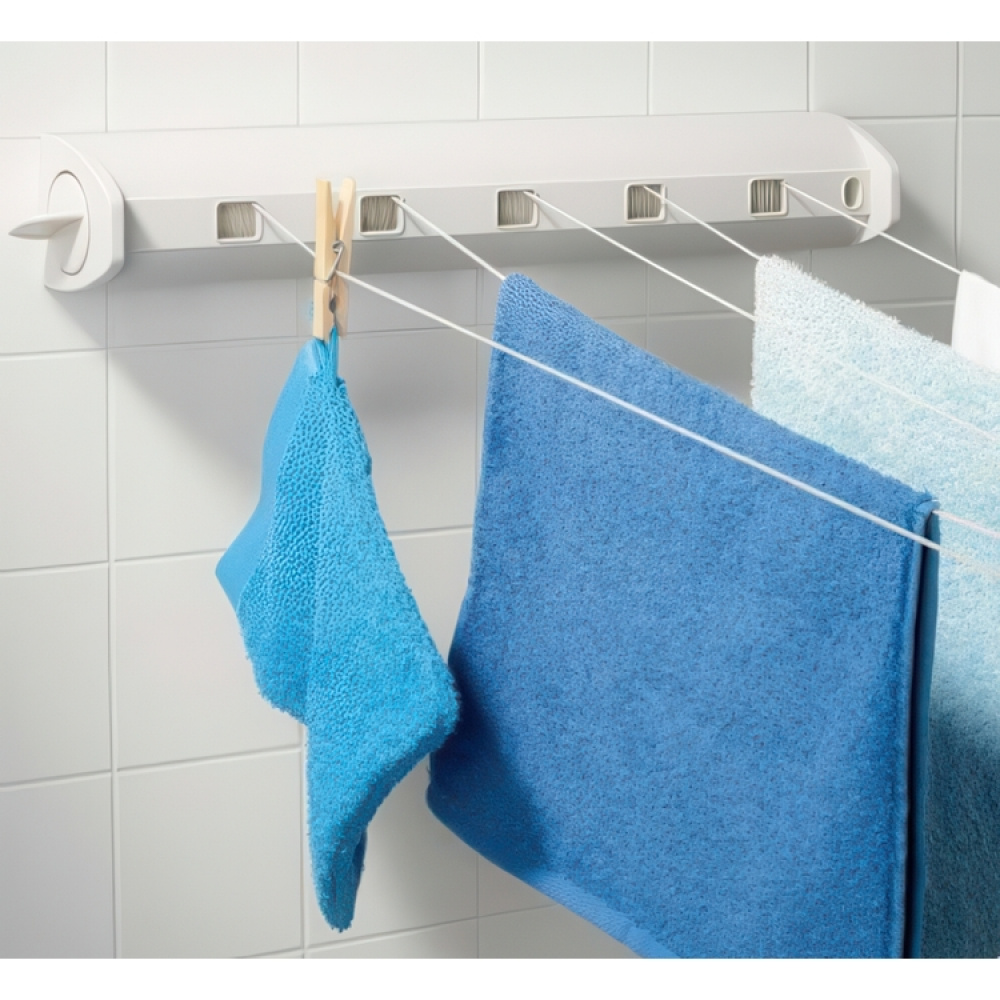 Drying lines, Wall mount, BRABANTIA PULL-OUT in the group Storage / Laundry and care / Drying racks at SmartaSaker.se (43113)