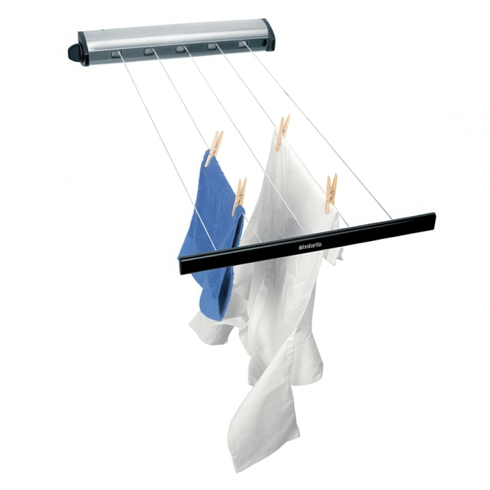 Drying lines, Wall mount, BRABANTIA PULL-OUT in the group Storage / Laundry and care / Drying racks at SmartaSaker.se (43113)