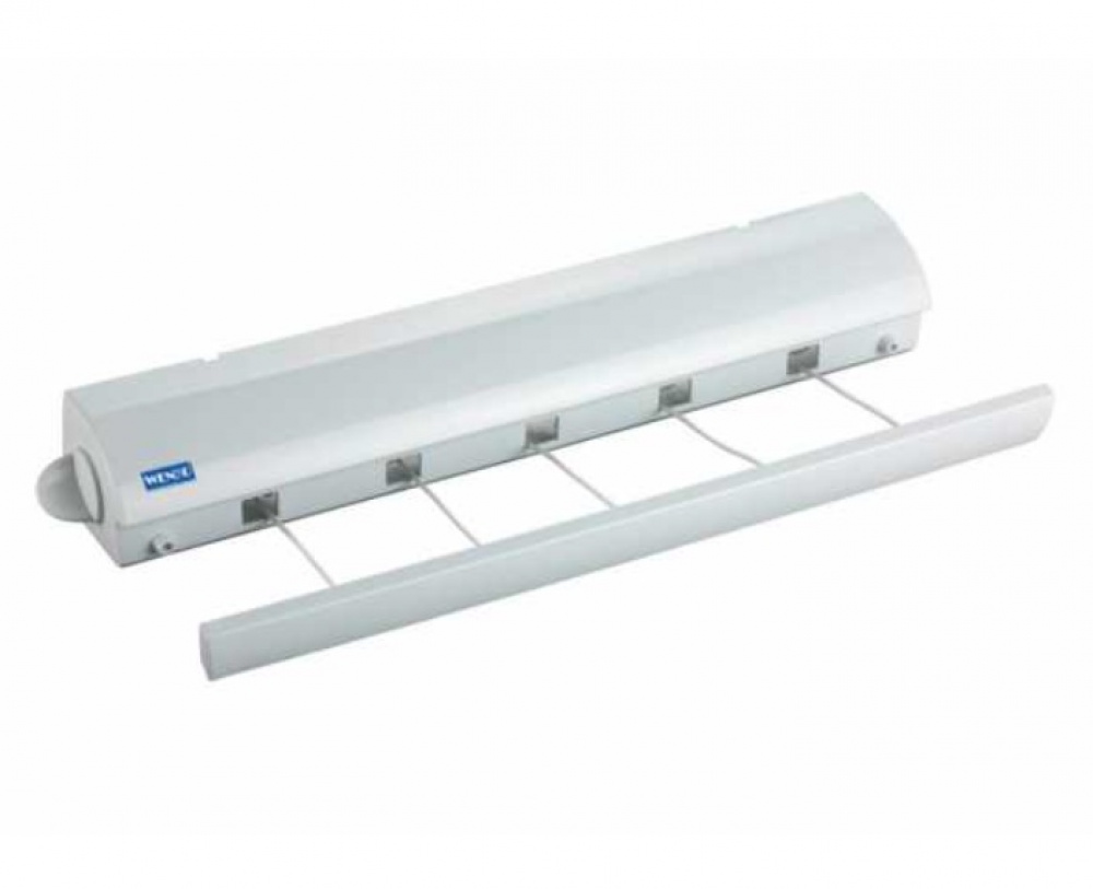 Drying lines, Wall mount, PULL-OUT, 21 m, White in the group Storage / Laundry and care / Drying racks at SmartaSaker.se (43114)