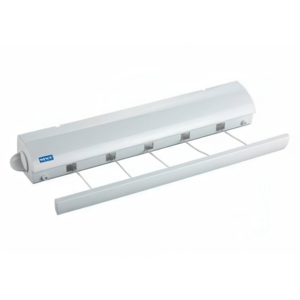 Drying lines, Wall mount, PULL-OUT, 21 m, White in the group Storage / Laundry and care / Drying racks at SmartaSaker.se (43114)