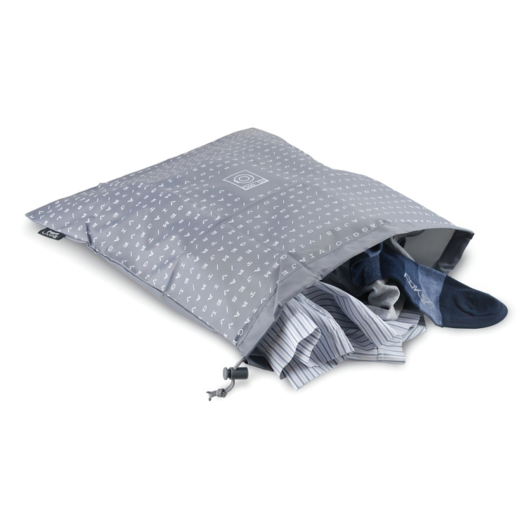 Laundry bag, TRAVEL - SACCHETTO LAVANDERIA, 40 x 45 cm, Grey in the group Storage / Travel storage / Packing cubes at SmartaSaker.se (43124)
