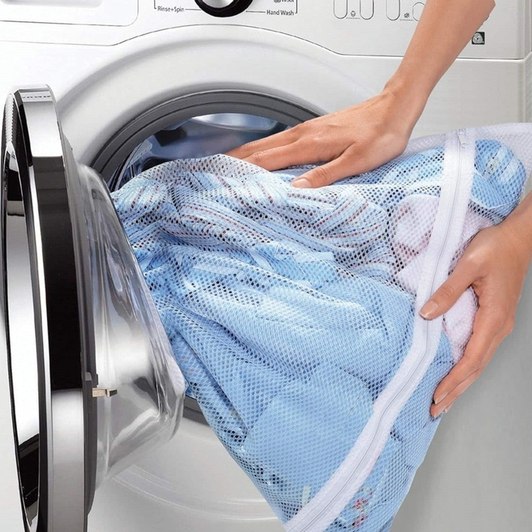 Washing bag, RETE SALVABUCATO LARGE, 50 x 70 cm, White in the group Storage / Laundry and care / Laundry bags at SmartaSaker.se (43134)