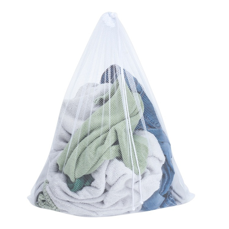 Laundry bag net, 53 L, LARGE MESH BAG, 64 x H 74 cm, White in the group Storage / Laundry and care / Laundry bags at SmartaSaker.se (43139)
