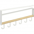 Under Shelf storage, 6 hooks, TOSCA UTINSIL HOOKS, Yamazaki, White Under Shelf storage, 6 hooks, TOSCA UTINSIL HOOKS, Yamazaki, White