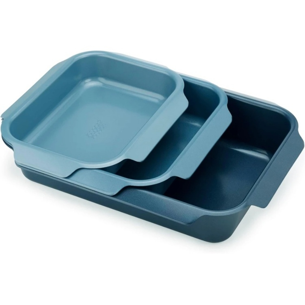 Roasting Pans, Set with 3, NEST OVEN ROASTING TRAYS, Joseph Joseph, Blue in the group Storage / Kitchen storage at SmartaSaker.se (43157)