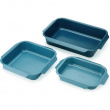 Roasting Pans, Set with 3, NEST OVEN ROASTING TRAYS, Joseph Joseph, Blue