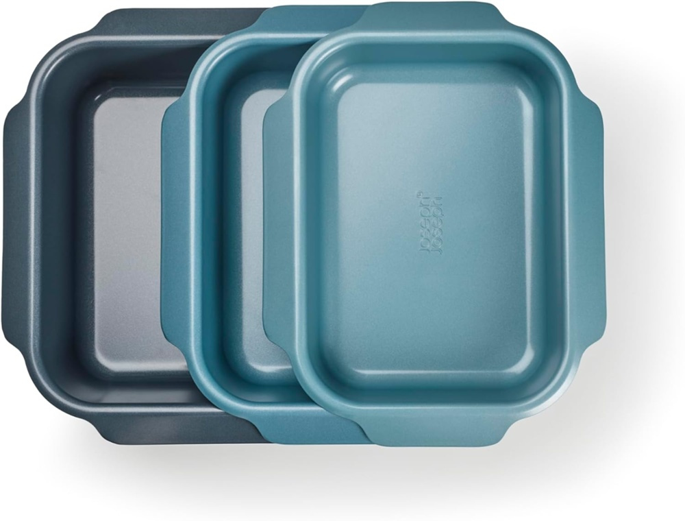 Roasting Pans, Set with 3, NEST OVEN ROASTING TRAYS, Joseph Joseph, Blue in the group Storage / Kitchen storage at SmartaSaker.se (43157)