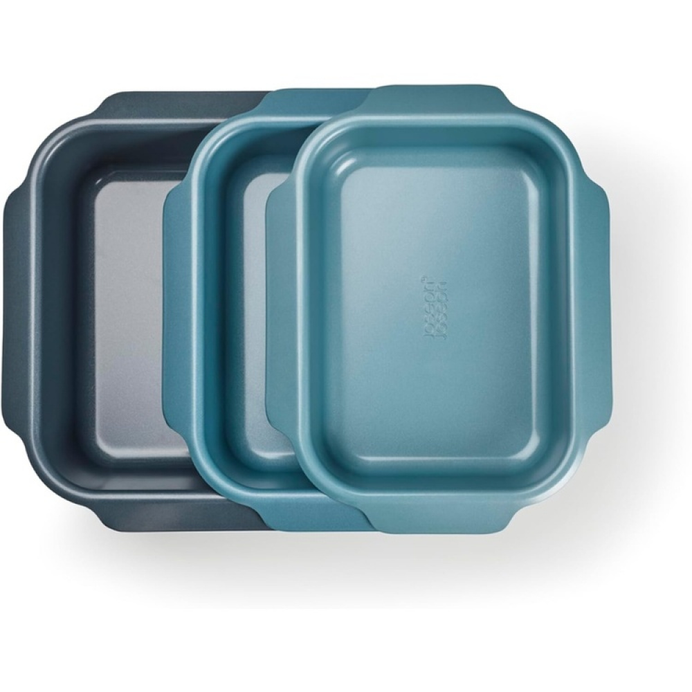 Roasting Pans, Set with 3, NEST OVEN ROASTING TRAYS, Joseph Joseph, Blue in the group Storage / Kitchen storage at SmartaSaker.se (43157)