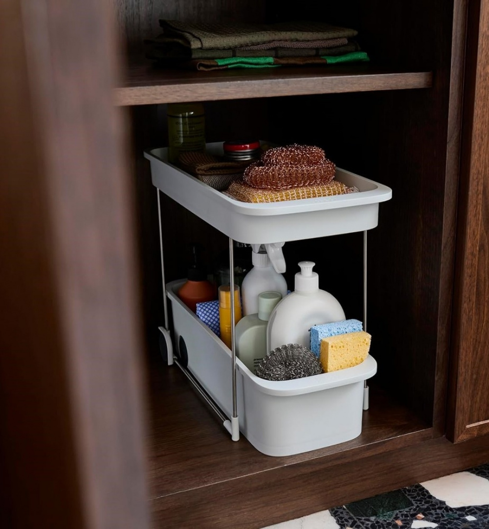 Pull-out storage , EASY ACCESS CADDY, Joseph Joseph, 47 x 20 x H 33,5 cm, Grey in the group Storage / Storage boxes / JosephJoseph storage boxes at SmartaSaker.se (43161)