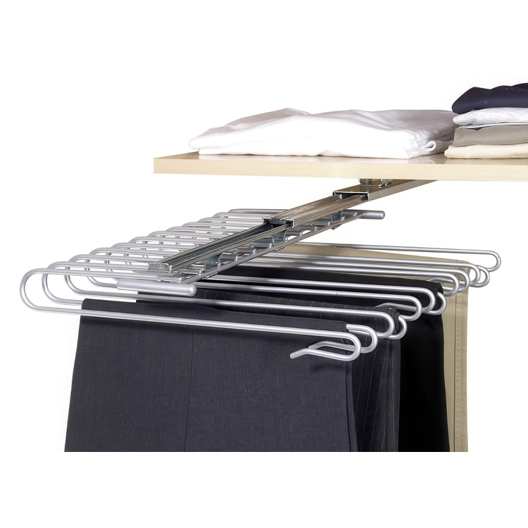 Pull Out Hanger for trousers, SCHRANKAUSZUG, Silver in the group Storage / Wardrobe storage / Hangers and hooks at SmartaSaker.se (43166)