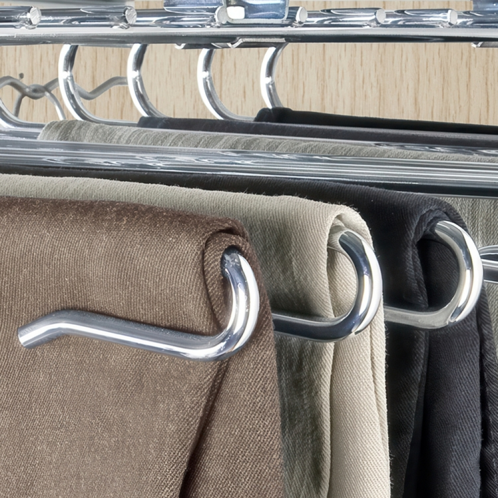 Pull Out Hanger for trousers, SCHRANKAUSZUG, Silver in the group Storage / Wardrobe storage / Hangers and hooks at SmartaSaker.se (43166)
