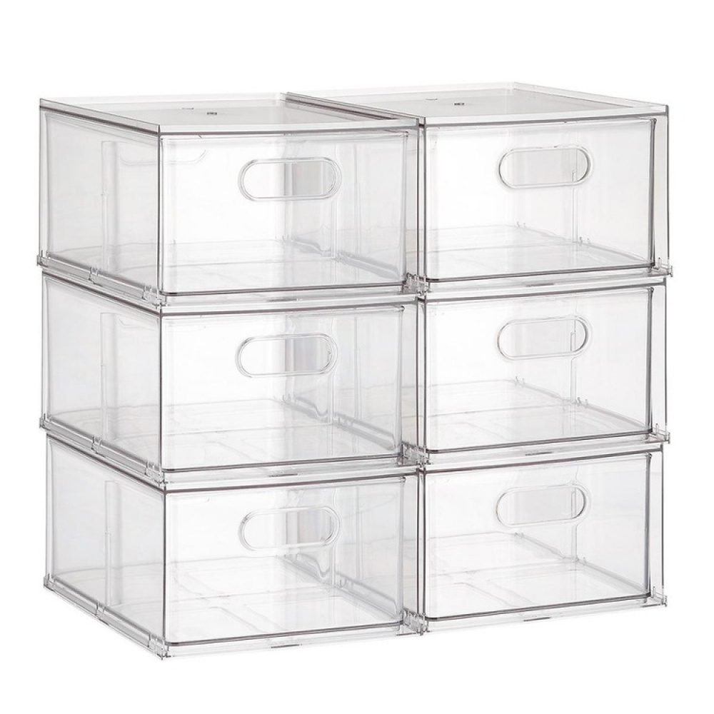 Storage Drawer with divider, THE HOME EDIT ALL PURPOSE DRAWER, 27,3 x 35,6 x H 17 cm, Transparent in the group Storage / Storage boxes at SmartaSaker.se (43168)