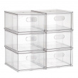 Storage Drawer with divider, THE HOME EDIT ALL PURPOSE DRAWER, 27,3 x 35,6 x H 17 cm, Transparent Storage Drawer with divider, THE HOME EDIT ALL PURPOSE DRAWER, 27,3 x 35,6 x H 17 cm, Transparent