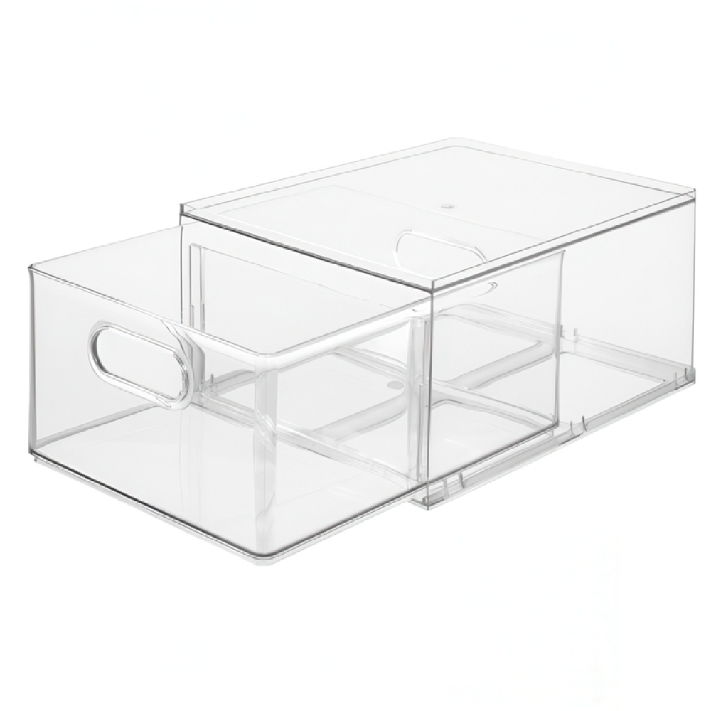 Storage Drawer with divider, THE HOME EDIT ALL PURPOSE DRAWER, 27,3 x 35,6 x H 17 cm, Transparent in the group Storage / Storage boxes at SmartaSaker.se (43168)