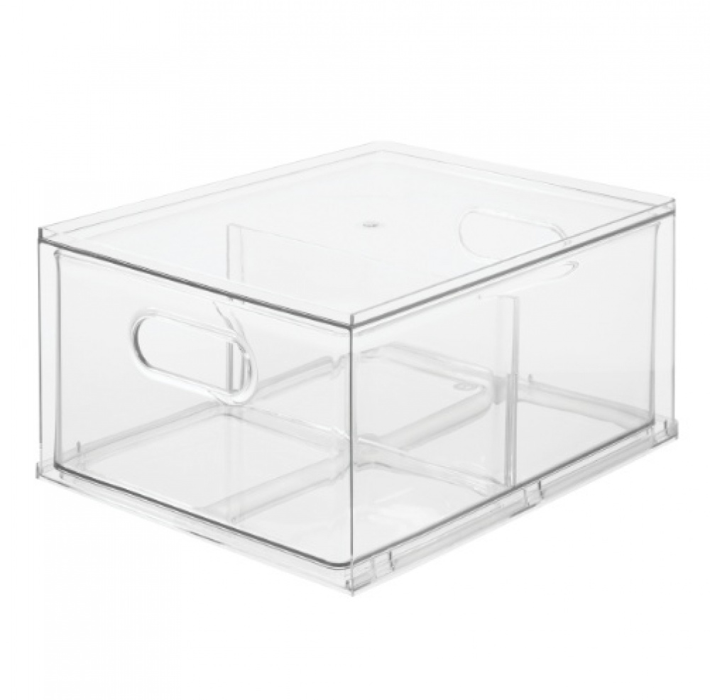 Storage Drawer with divider, THE HOME EDIT ALL PURPOSE DRAWER, 27,3 x 35,6 x H 17 cm, Transparent in the group Storage / Storage boxes at SmartaSaker.se (43168)