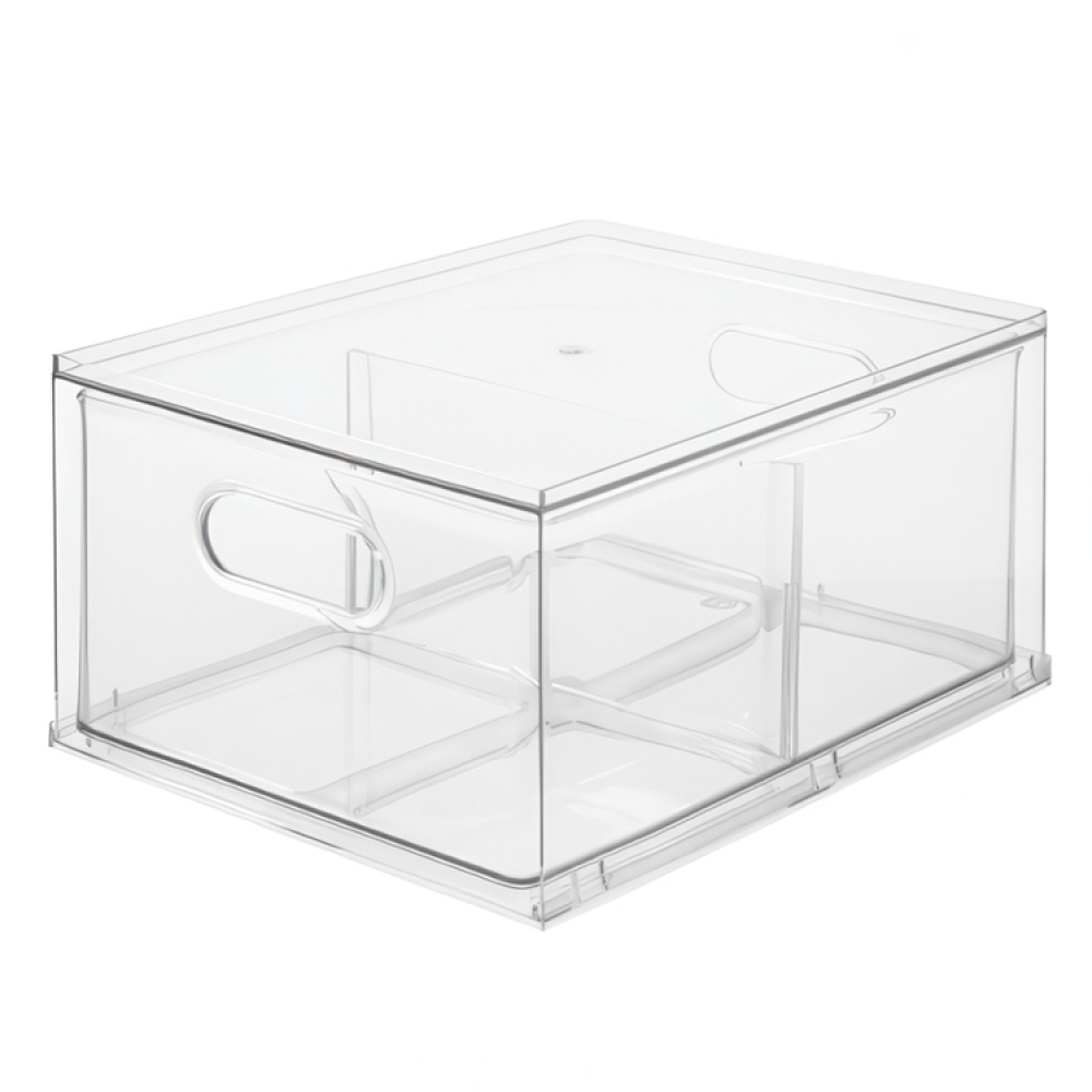 Storage Drawer with divider, THE HOME EDIT ALL PURPOSE DRAWER, 27,3 x 35,6 x H 17 cm, Transparent in the group Storage / Storage boxes at SmartaSaker.se (43168)