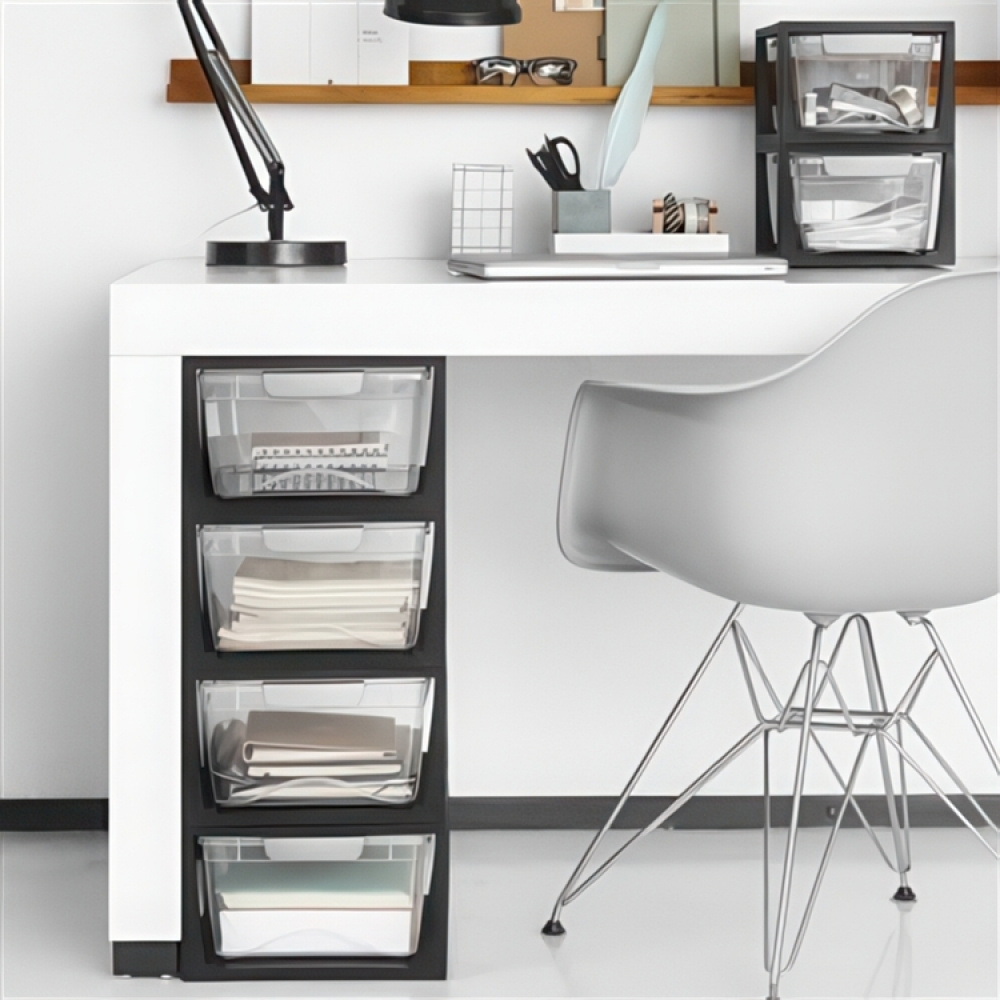 Storage box, Stackable, OMEGA LARGE DRAWER UNIT, 37,5 x 29,5 x H17,5 cm in the group Storage / Storage boxes at SmartaSaker.se (43170)