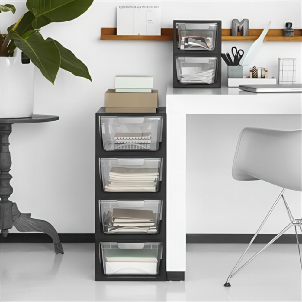 Storage box, Stackable, OMEGA SMALL DRAWER UNIT, 33,5 x 22 x H15,3 cm in the group Storage / Storage boxes at SmartaSaker.se (43171)