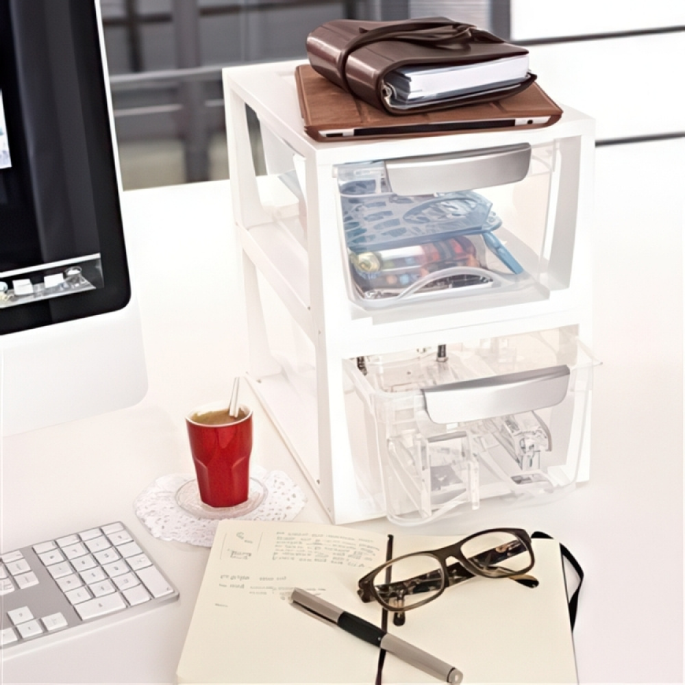 Storage box, Stackable, OMEGA SMALL DRAWER UNIT, 33,5 x 22 x H15,3 cm in the group Storage / Storage boxes at SmartaSaker.se (43171)